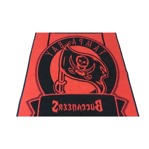 Buccaneer Beiderlack Blanket NFL Football Reversible Tampa Bay - Picture 4 of 6